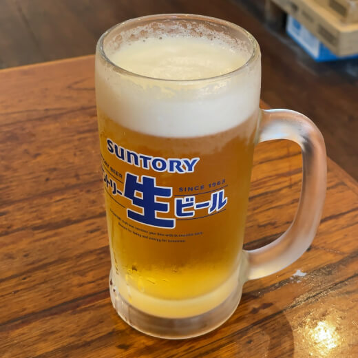 東北人家本店　生ビール